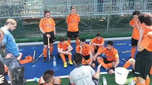 L'HC Pistoia a fine primo tempo