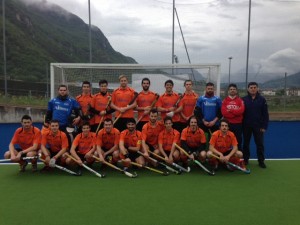 L'HC Pistoia in occasione della trasferta di Trento